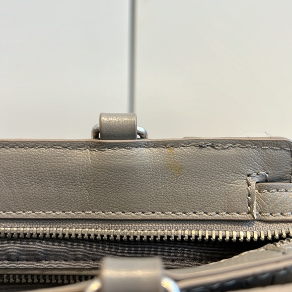 Treasure and Bond Logan Satchel, grey leather - Picture 6 of 13